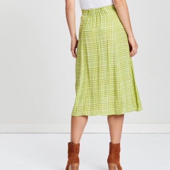 NWT FAITHFULL THE BRAND High-waist Midi Skirt - Picture 3 of 14